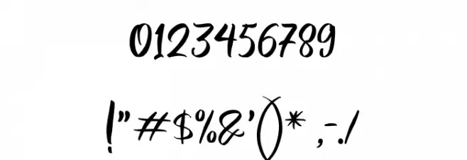 MagentasiaFreePersonalUse Font OTHER CHARS