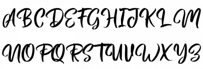 MagentasiaFreePersonalUse Шрифта ВЕРХНИЙ