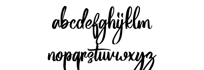 MagentasiaFreePersonalUse Font LOWERCASE