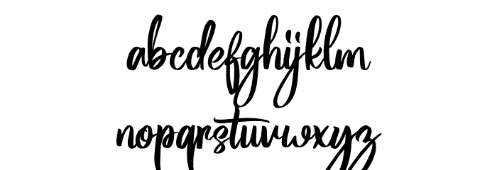 MagentasiaFreePersonalUse Font LOWERCASE