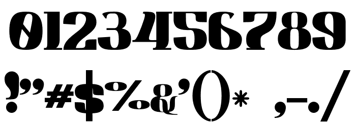 Magento-Black Font OTHER CHARS