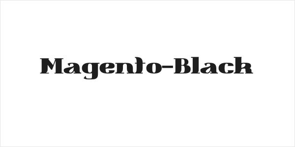 Magento-Black Logo