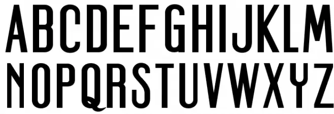 Mager Fat Шрифта ВЕРХНИЙ