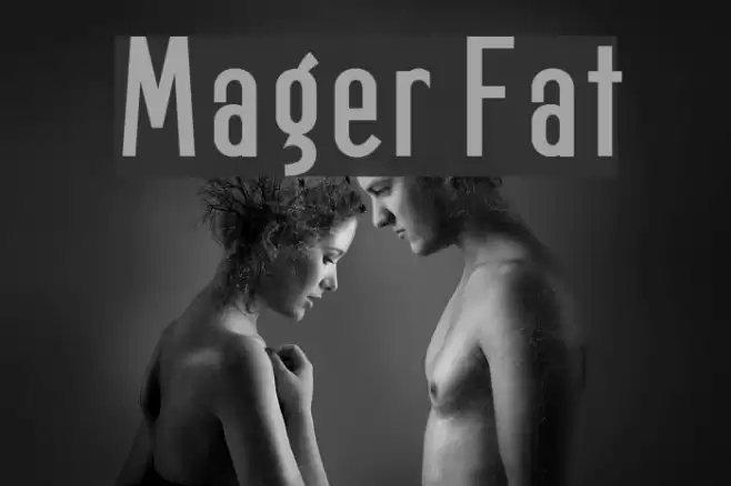 Mager Fat Font examples