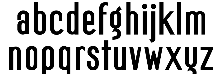 Mager Fat Font LOWERCASE