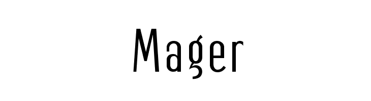 Mager Font