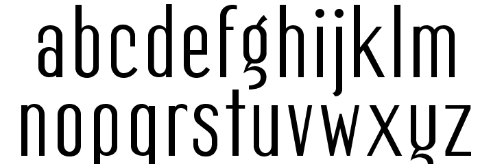 Mager Font LOWERCASE