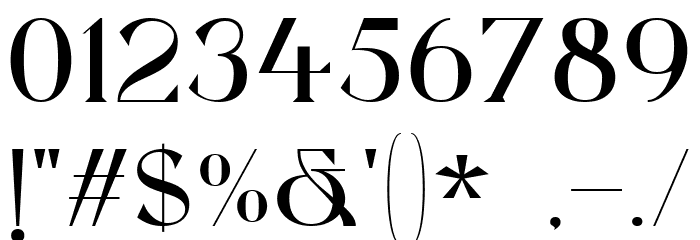 Magesta Font OTHER CHARS