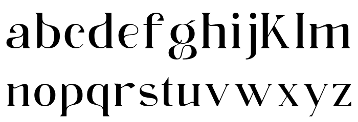 Magesta Font LOWERCASE