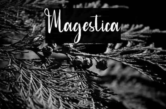 Magestica Font examples