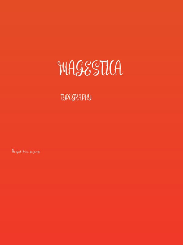 Magestica Poster