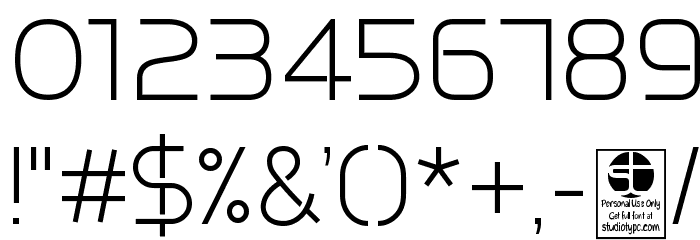 Magettas DEMO Light Font OTHER CHARS