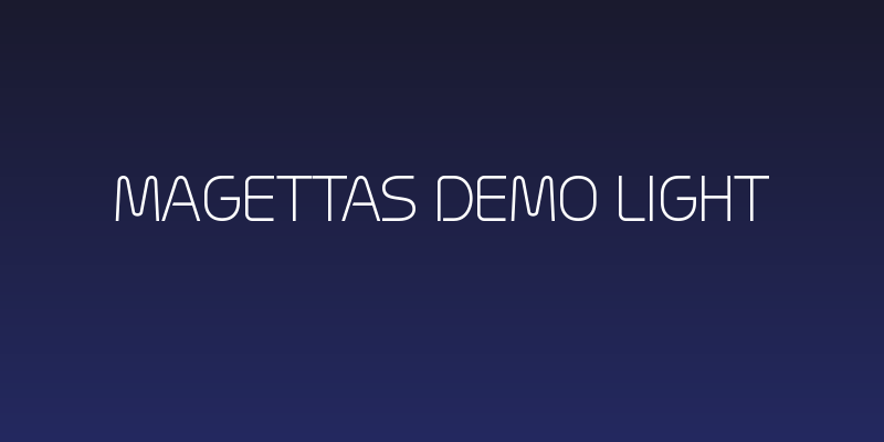 Magettas DEMO Light Social Header