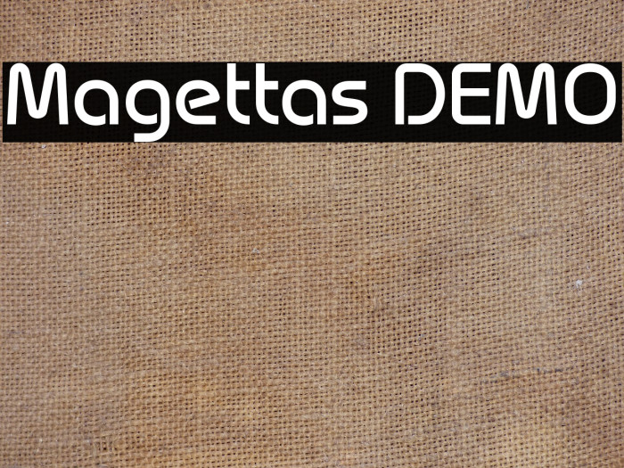 Magettas DEMO Font examples