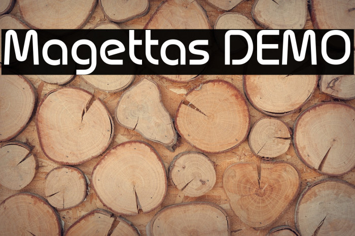 Magettas DEMO Font examples
