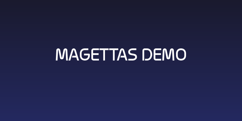 Magettas DEMO Social Header