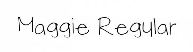 Maggie Regular  免费字体下载