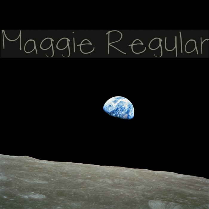 Maggie Regular Font examples
