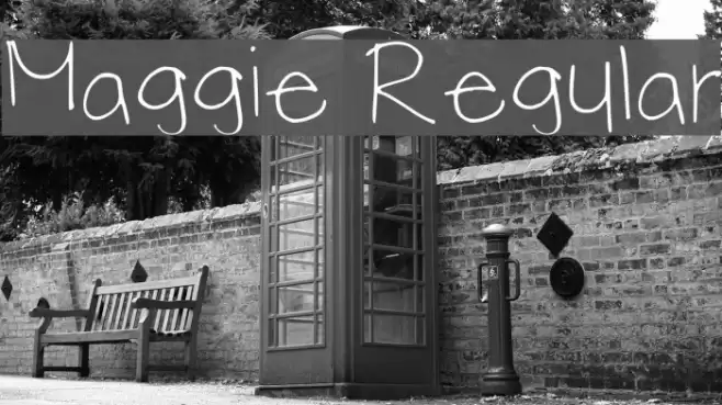Maggie Regular フォント examples