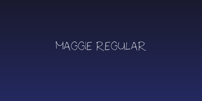 Maggie Regular Social Header