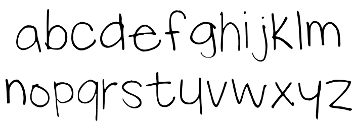 Maggie Regular Font LOWERCASE