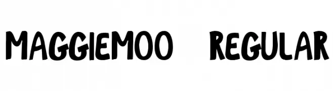 MaggieMoo-Regular  Frei Schriftart Herunterladen