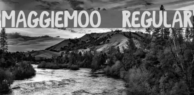 MaggieMoo-Regular Font examples