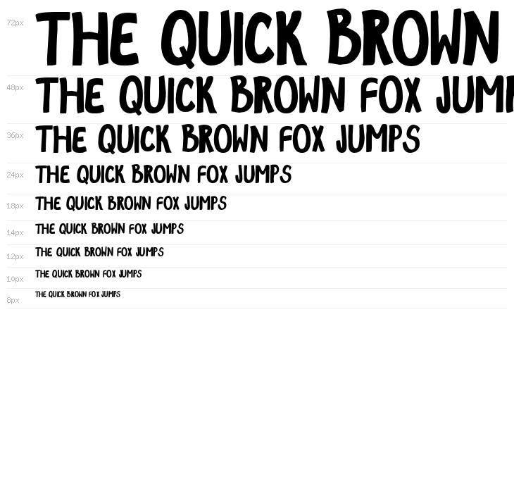 MaggieMoo-Regular Waterfall