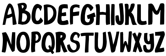 MaggieMoo-Regular Font LOWERCASE