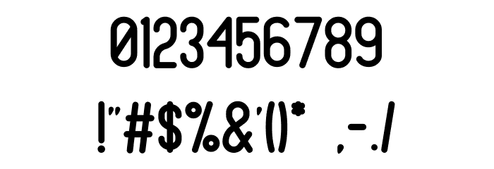 MaghartaDemo Font OTHER CHARS