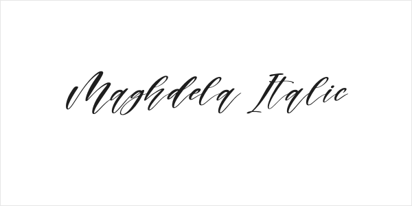 Maghdela Italic Logo