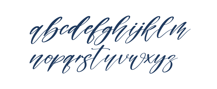 Maghdela Italic Lowercase