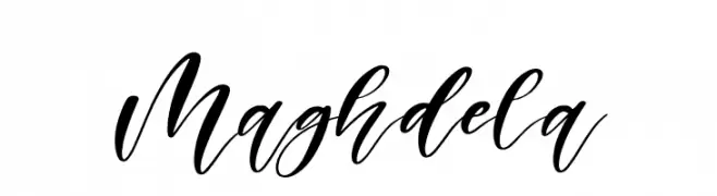 Maghdela  Frei Schriftart Herunterladen