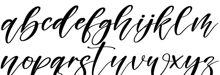 Maghdela Font LOWERCASE