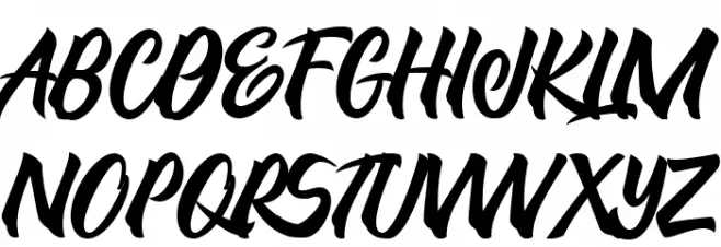 Maghody Font UPPERCASE