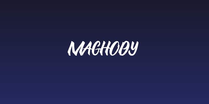 Maghody Social Header