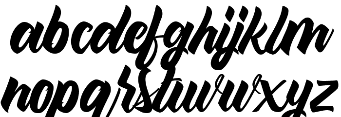 Maghody Font LOWERCASE