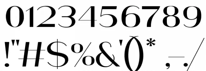 Maghony Font OTHER CHARS