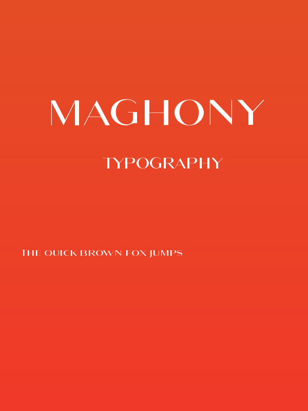 Maghony Poster