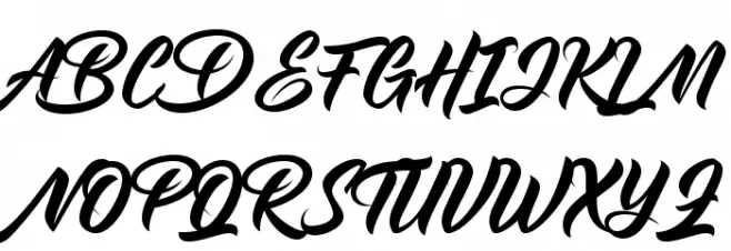 Maghrib Schriftart Groß