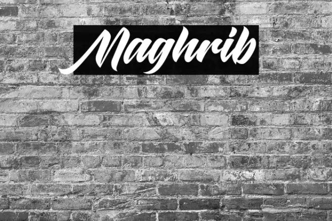 Maghrib Example 2
