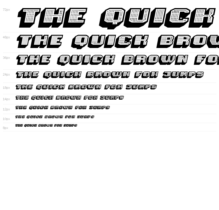 Magia 3D Hollow-Neon Italic Waterfall