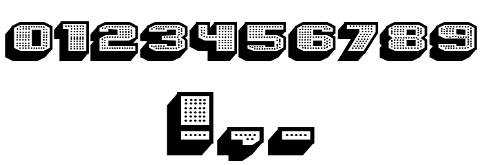Magia 3D Hollow-Neon Font OTHER CHARS