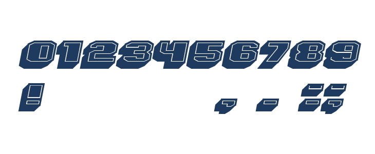 Magia 3D Italic Other Characters