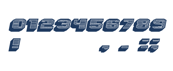 Magia 3D Neon Italic Other Characters