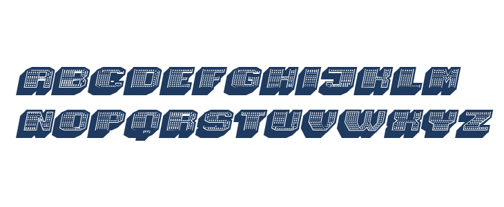 Magia 3D Neon Italic Lowercase