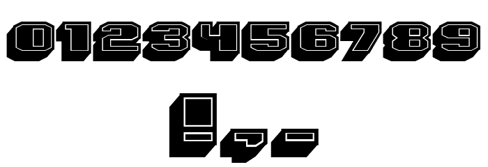 Magia 3D Font OTHER CHARS