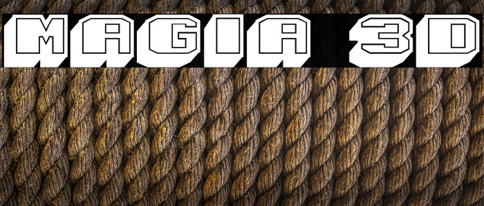 Magia 3D Font examples