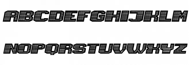 Magia Neon Italic خط أحرف كبيرة