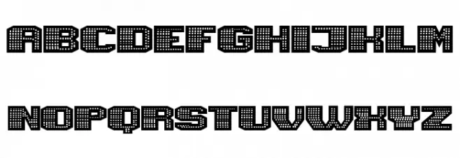 Magia Neon Font UPPERCASE
